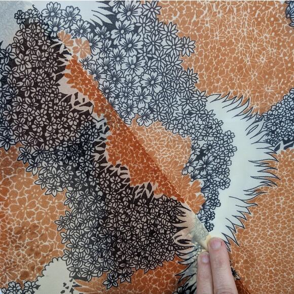 2.5+ Yards "Lady Hamilton" Sheer CHIFFON GEORGETTE CREPE Fabric Vintage 1960's - Picture 5 of 7